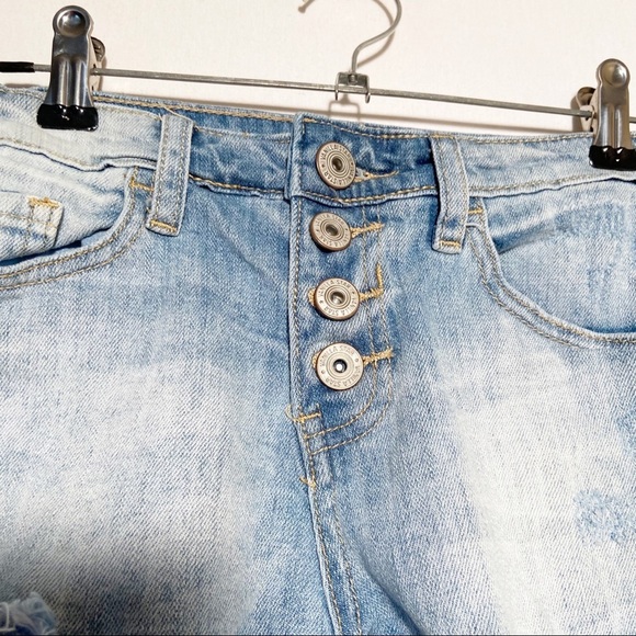 Vanilla Star High Rise Shortie Button Fly Shorts - Picture 7 of 7